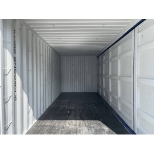 Conteneur de stockage unidirectionnel ouvert de 20 pieds RAL 5013