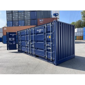 Conteneur de stockage unidirectionnel ouvert de 20 pieds RAL 5013