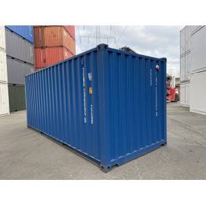 Conteneur de stockage de 20 pieds avec étagères, lumière, porte latérale