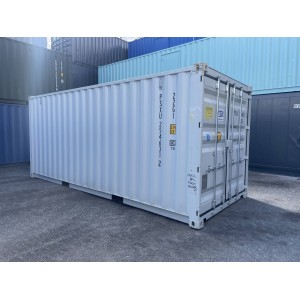 Conteneur maritime / conteneur de stockage de 20 pieds à sens unique RAL 7035