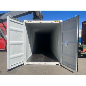 Porte double à sens unique de 40 pieds, nouvelle construction, RAL 9010