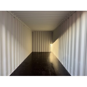 Conteneur maritime / conteneur de stockage de 20 pieds à sens unique RAL 3001