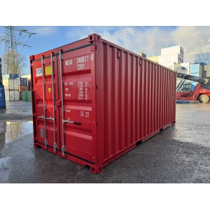 Conteneur maritime / conteneur de stockage de 20 pieds à sens unique RAL 3001