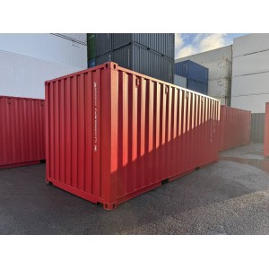 Conteneur maritime / conteneur de stockage de 20 pieds à sens unique RAL 3001