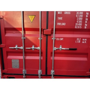 Conteneur maritime / conteneur de stockage de 20 pieds à sens unique RAL 3001