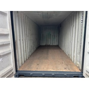 Conteneur maritime / conteneur de stockage de 20 pieds peint en RAL 7016