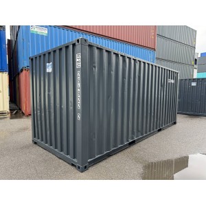 Conteneur maritime / conteneur de stockage de 20 pieds peint en RAL 7016