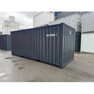 Conteneur maritime / conteneur de stockage de 20 pieds peint en RAL 7016