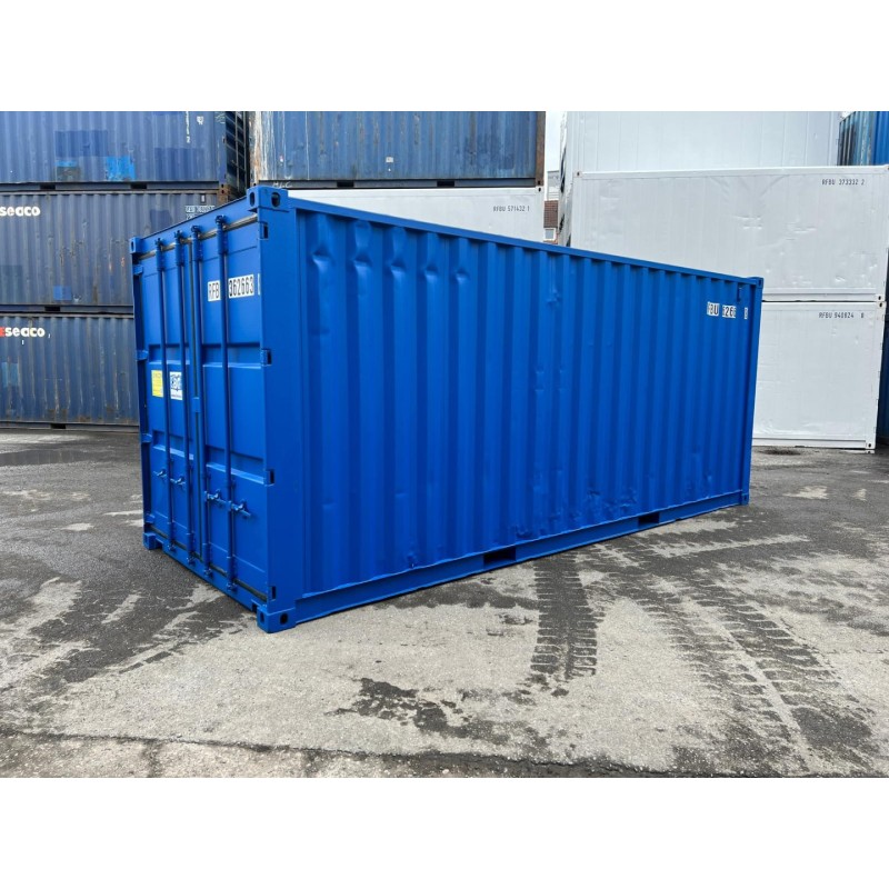 Conteneur maritime / conteneur de stockage de 20 pieds peint en RAL 5010