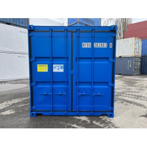Conteneur maritime / conteneur de stockage de 20 pieds peint en RAL 5010