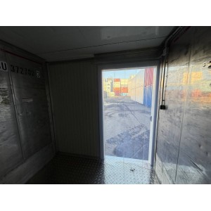 Conteneur frigorifique de 20 pieds avec éclairage LED, plancher plat, PVC, cloison de séparation