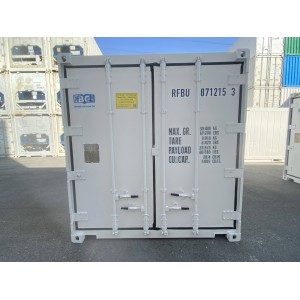Conteneur réfrigéré Daikin de 20 pieds, construit en 2011, peint en RAL 9003