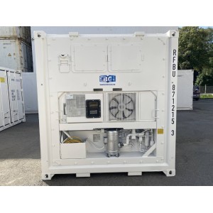 Conteneur réfrigéré Daikin de 20 pieds, construit en 2011, peint en RAL 9003
