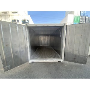 Conteneur réfrigéré Daikin de 20 pieds, construit en 2011, peint en RAL 9003