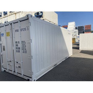 Conteneur réfrigéré Daikin de 20 pieds, construit en 2011, peint en RAL 9003