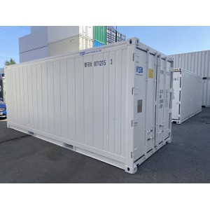 Conteneur réfrigéré Daikin de 20 pieds, construit en 2011, peint en RAL 9003