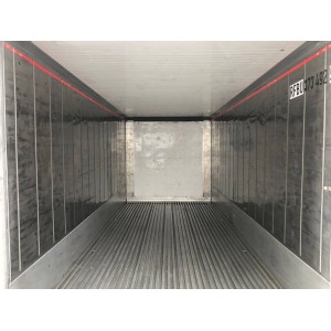 Conteneur réfrigéré de 20 pieds Carrier construit en 2006, peint en RAL 9003
