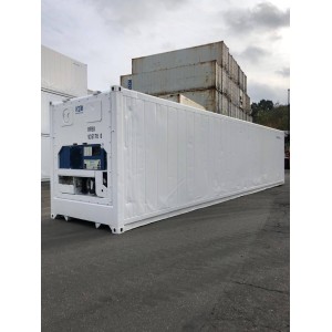 Conteneur réfrigéré HC de 40 pieds Carrier ML3 construit en 2007 peint en RAL9010