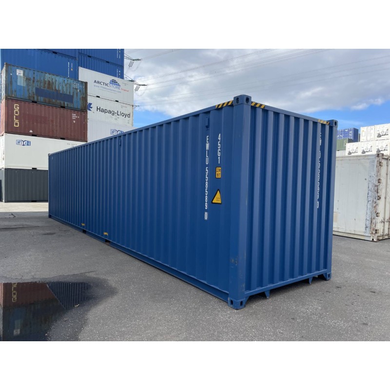 conteneur de stockage de 40 pieds de haut, aller simple Livraison rapide