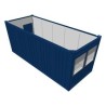 Conteneur de bureaux WBC2 – 15 m2 avec chauffage