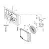 Support de moteur de ventilateur de condenseur NEUF
