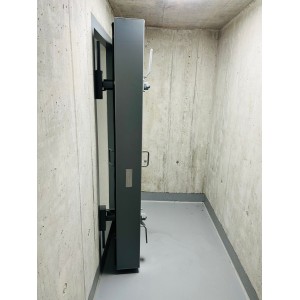 Porte de sécurité type 2 pour bunker et abri de protection 80 x 185 cm