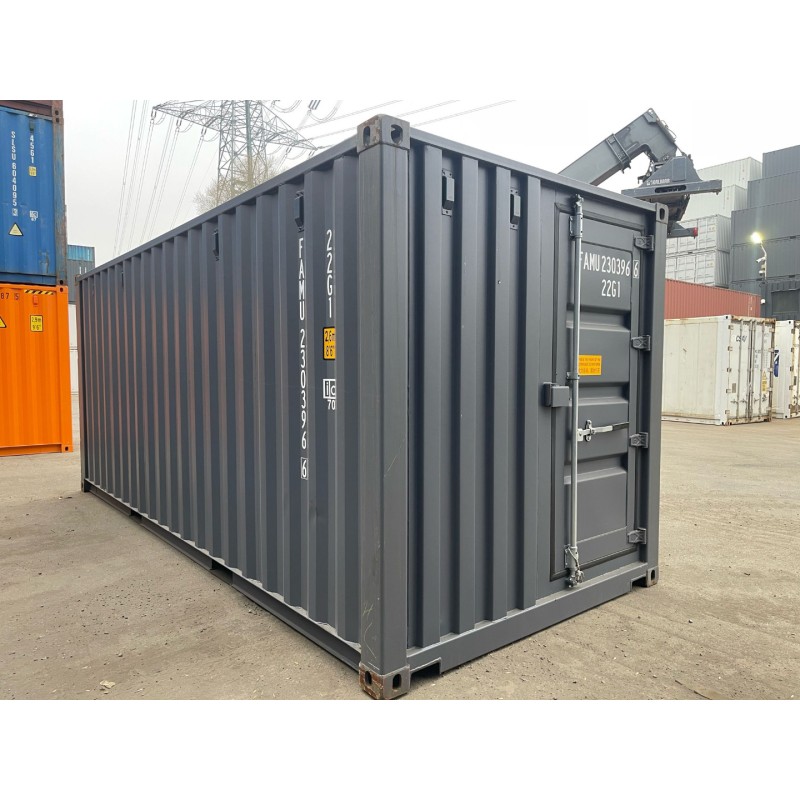 Conteneur maritime TRI DOOR de 20 pieds / 2024 / conteneur de stockage à sens unique RAL 7015